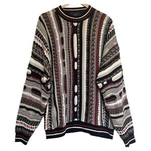 VTG Protege Collection 3D Textured Cosby Coogi Style Mens XL USA Made